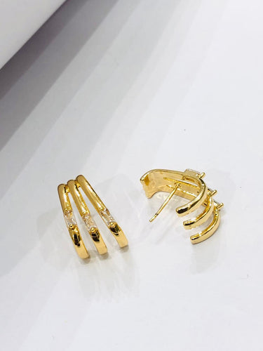Line Hoop Earrings